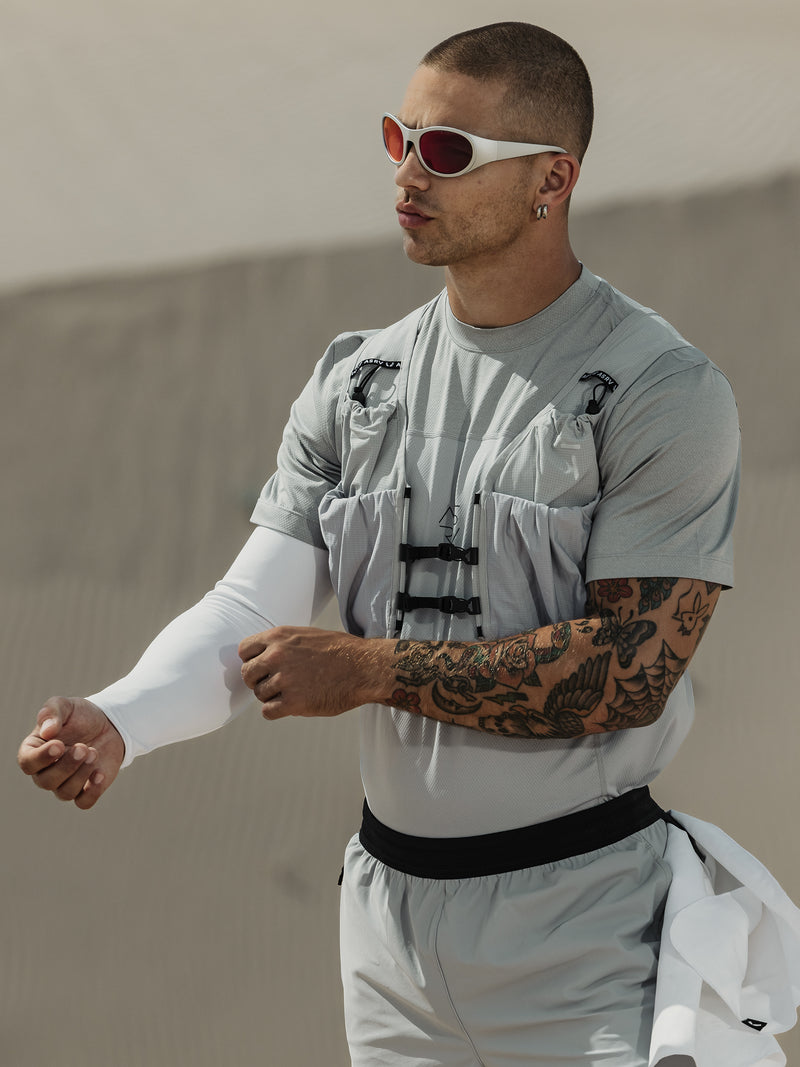 1191. AEROSILVER® UPF50+ Run Tee - Sedona Snow Camo