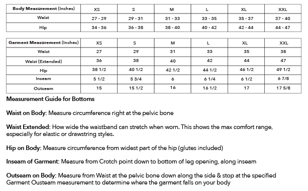 Size guide