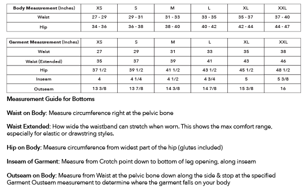 Size guide