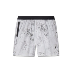 1196. TETRA-LITE® 7" Linerless Training Short - Sedona Snow Camo