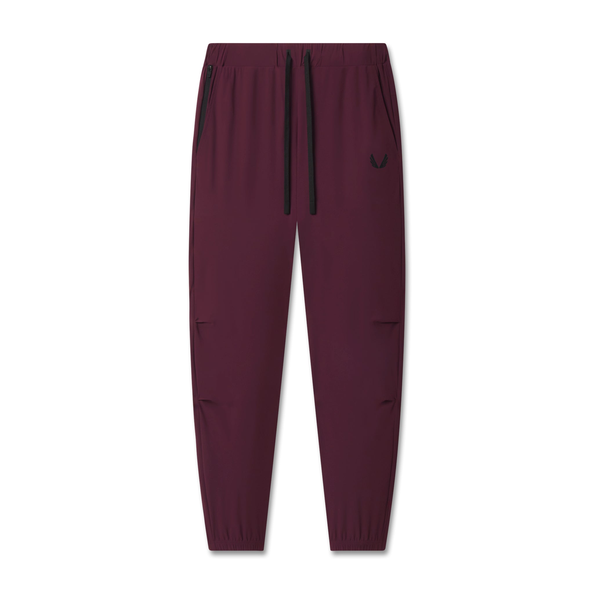 flatlay TETRA-LITE Training Jogger in merlot, front view