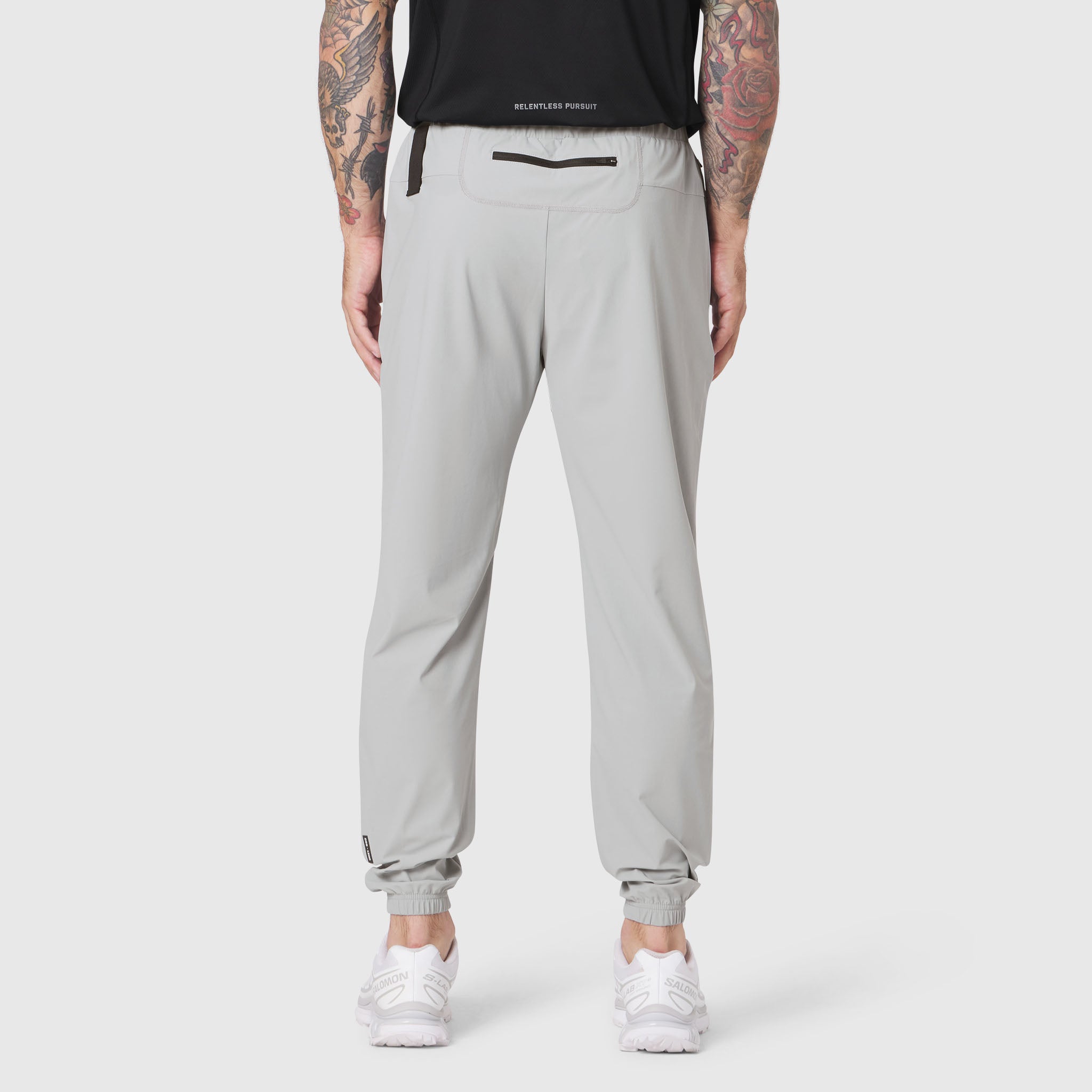 TETRA-LITE® Training Jogger in slate grey, back view on model