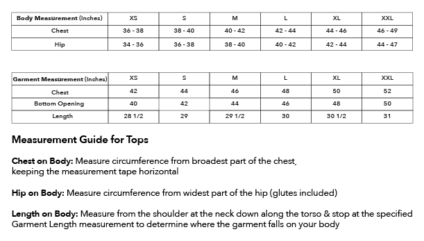 Size guide