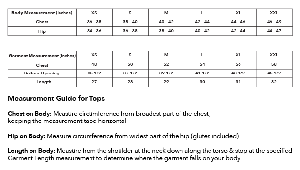 Size guide