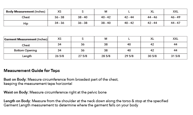 Size guide