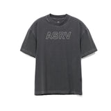 1208. Tech Essential™ Oversized Boxy Tee - Faded Grey "Outline"
