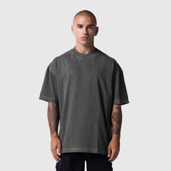 1208. Tech Essential™ Oversized Boxy Tee - Faded Grey
