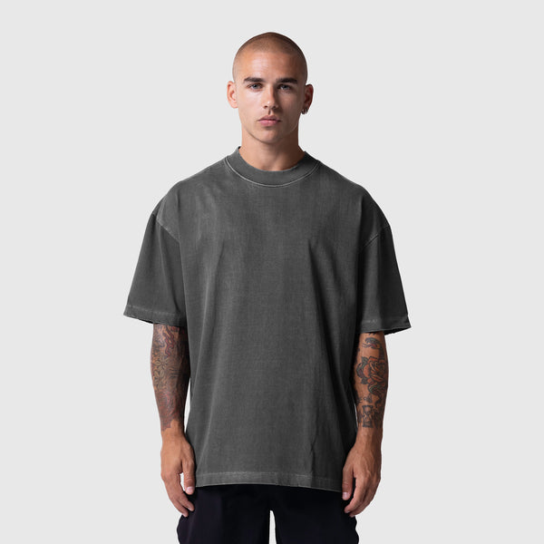 BE:FIRST ダークグレーTシャツ 1208. Tech Essential™ Oversized Boxy Tee - Faded Grey – ASRV