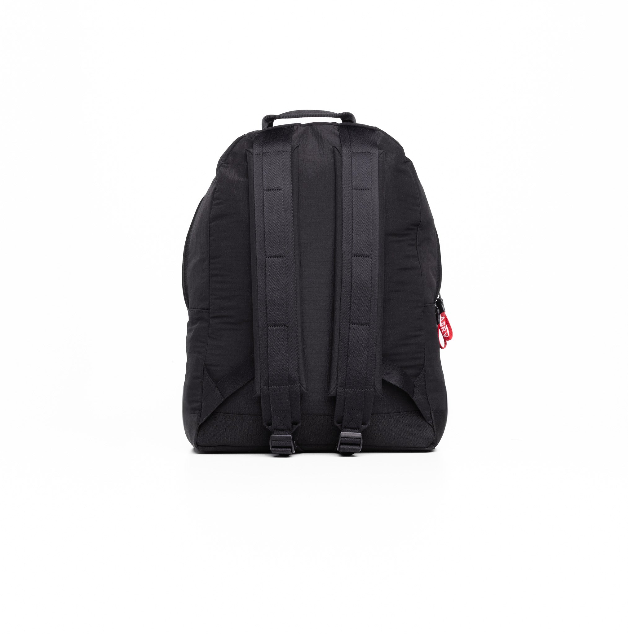 Flatlay 1233 Ripstop Backpack in black, back view