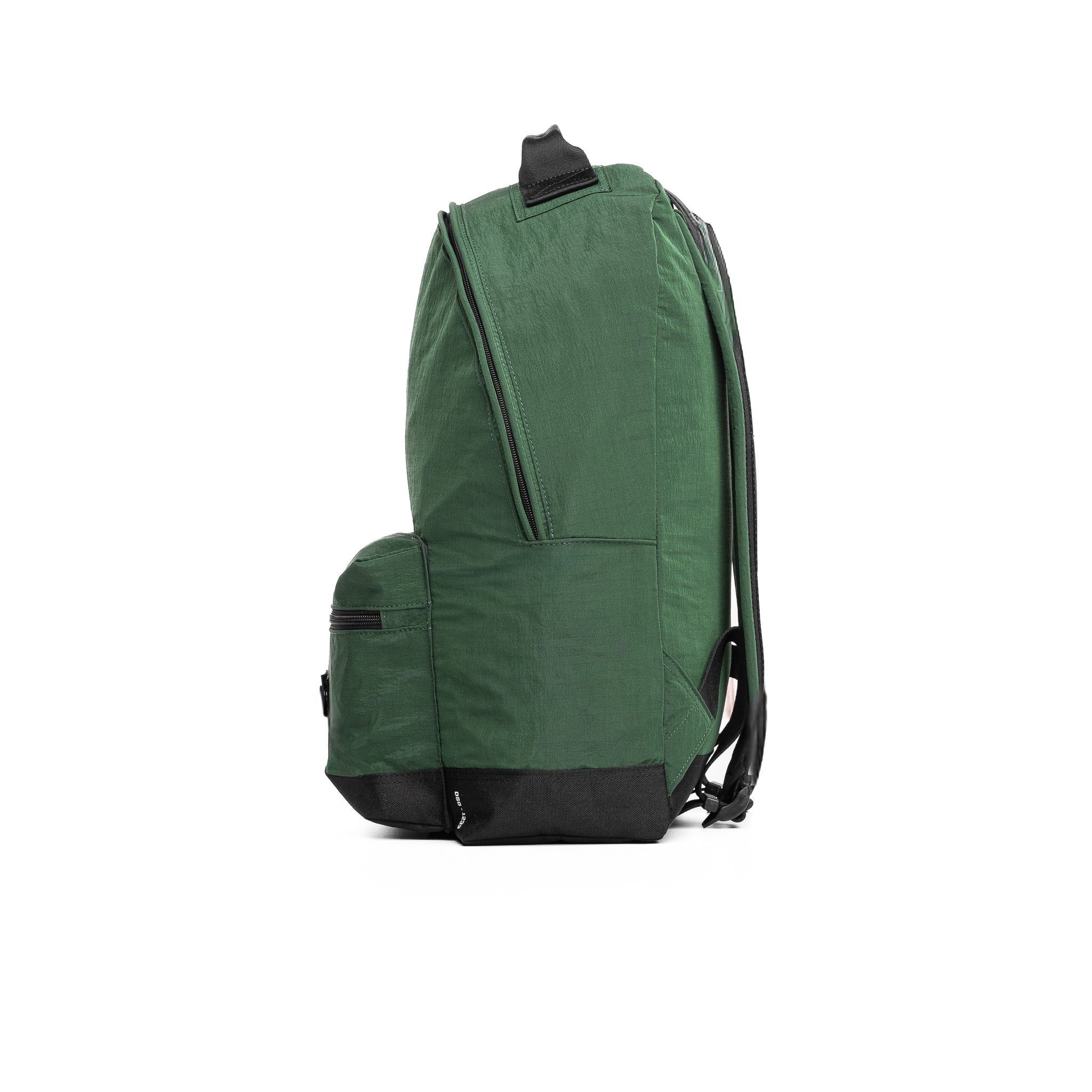Flatlay 1233 Ripstop Backpack in Forest Green, side view