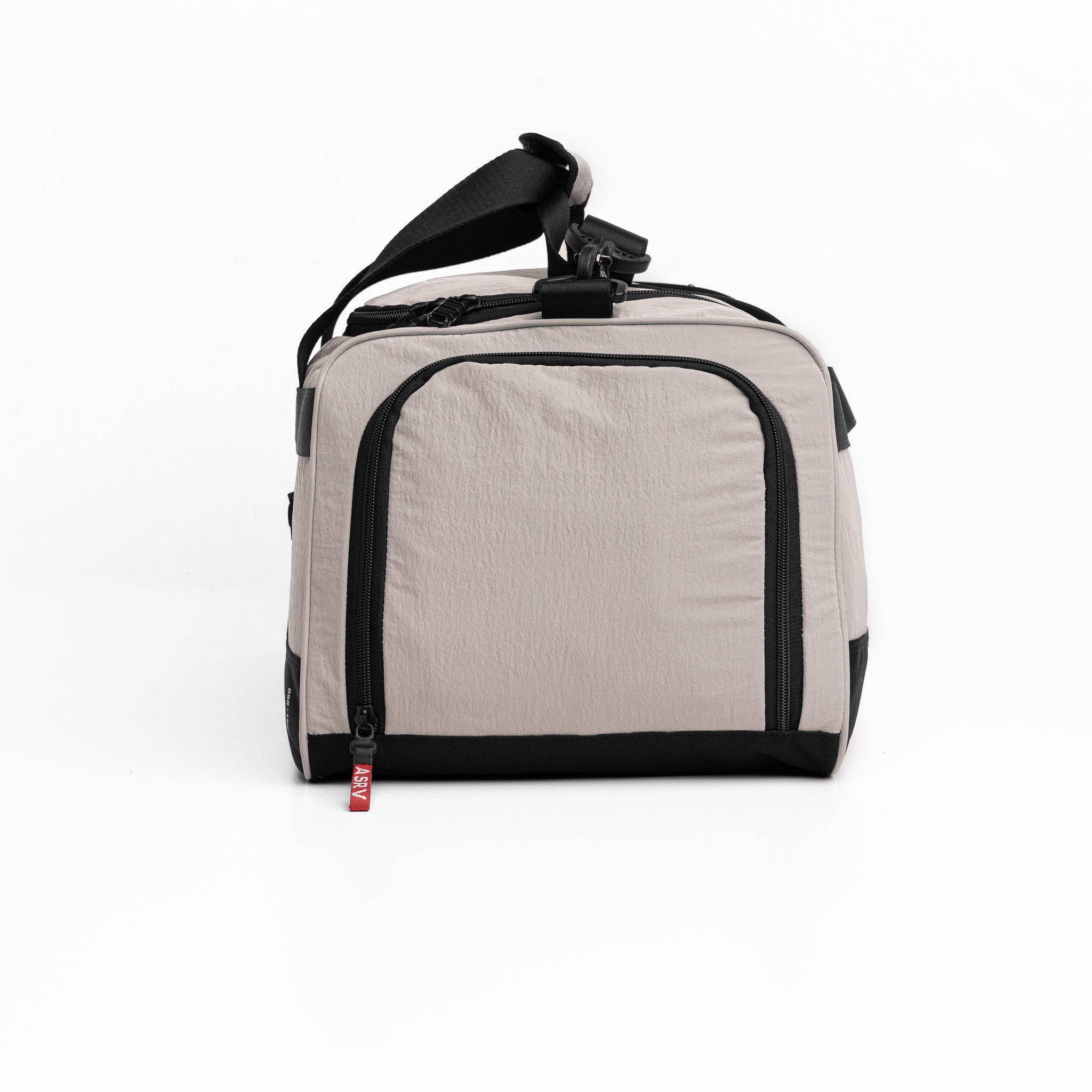 Flatlay 1234 Ripstop Duffle Bag in Chai, front view