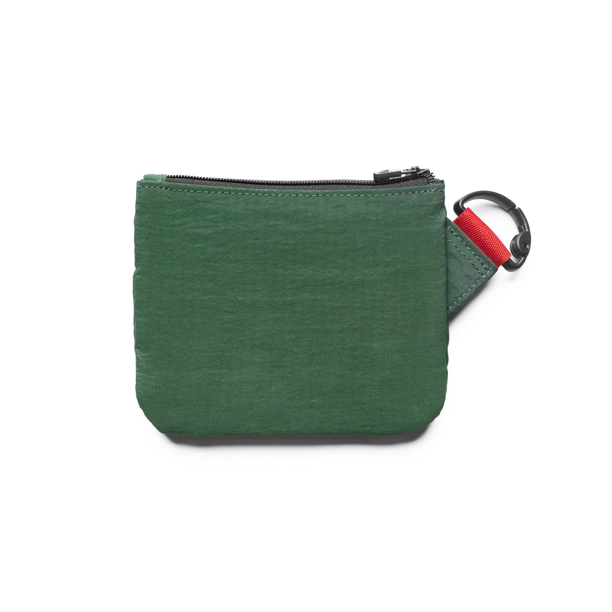 Flatlay 1235 Ripstop Clip Bag in forest green, front view