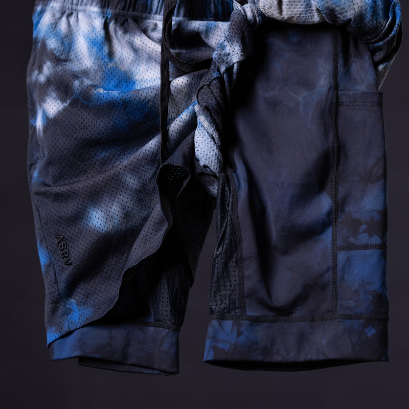 SM'21 Tie Dye Mesh Liner Short - L - Unreleased