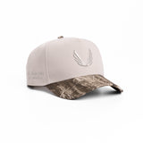 New Era® 9Forty® A-Frame Hat - Stone/Realtree® Camo Two Tone "Stone Wings"