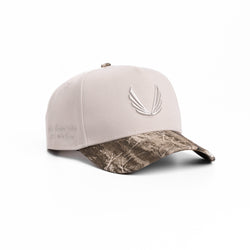 New Era® 9Forty® A-Frame Hat - Stone/Realtree® Camo Two Tone "Stone Wings"