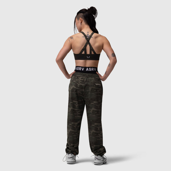 W036. Ripstop Relaxed Track Pant - Dark Camo