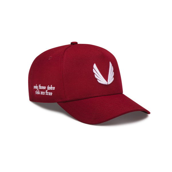 New Era 9Forty A-Frame Hat - Crimson Red/White