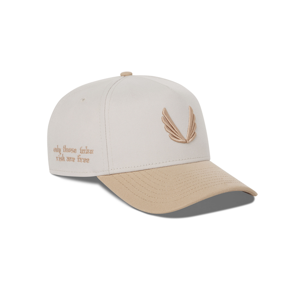 New Era 9Forty A-Frame Hat - Stone/Beige Two Tone