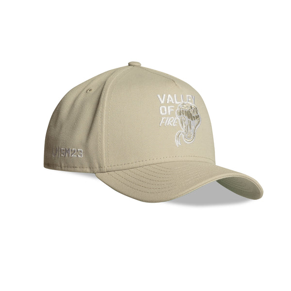 New Era LE 9Forty A-Frame Hat - Beige/White “Valley of Fire”