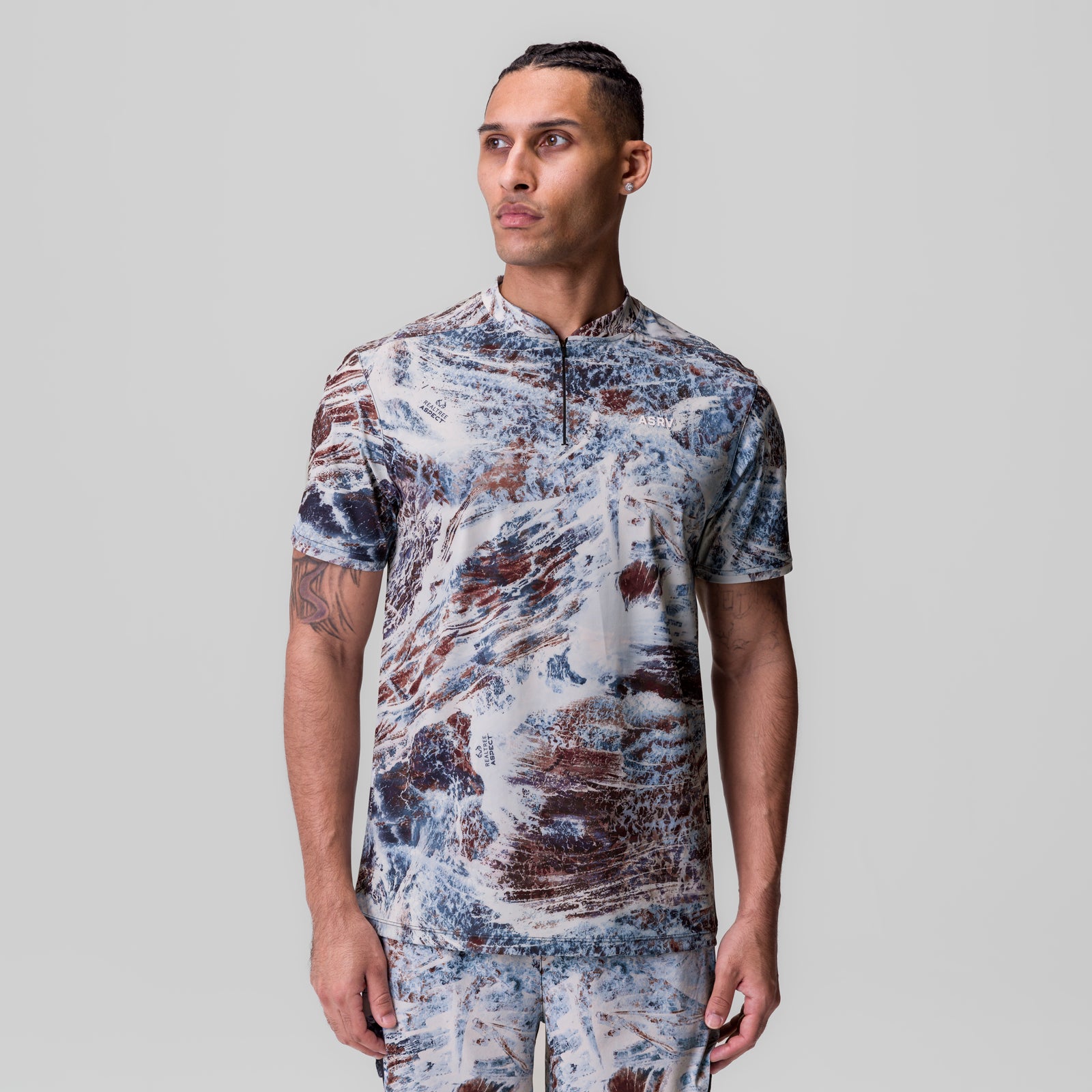 1087. Tetra-Lite® Ice Zip Tee - Realtree® Aspect – ASRV