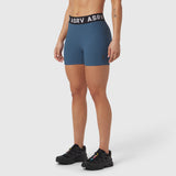 W027. LYCRA® Ribbed Short - Storm