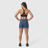 W027. LYCRA® Ribbed Short - Storm