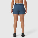 W027. LYCRA® Ribbed Short - Storm