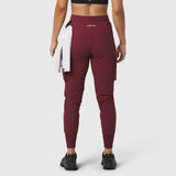 W032. Tetra-Lite® Cargo High Rib Jogger - Crimson