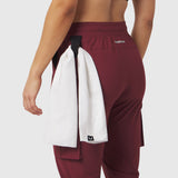W032. Tetra-Lite® Cargo High Rib Jogger - Crimson