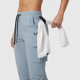 W032. Tetra-Lite® Cargo High Rib Jogger - Light Sky