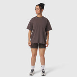 1102. Distressed Relaxed Tee - Dark Earth