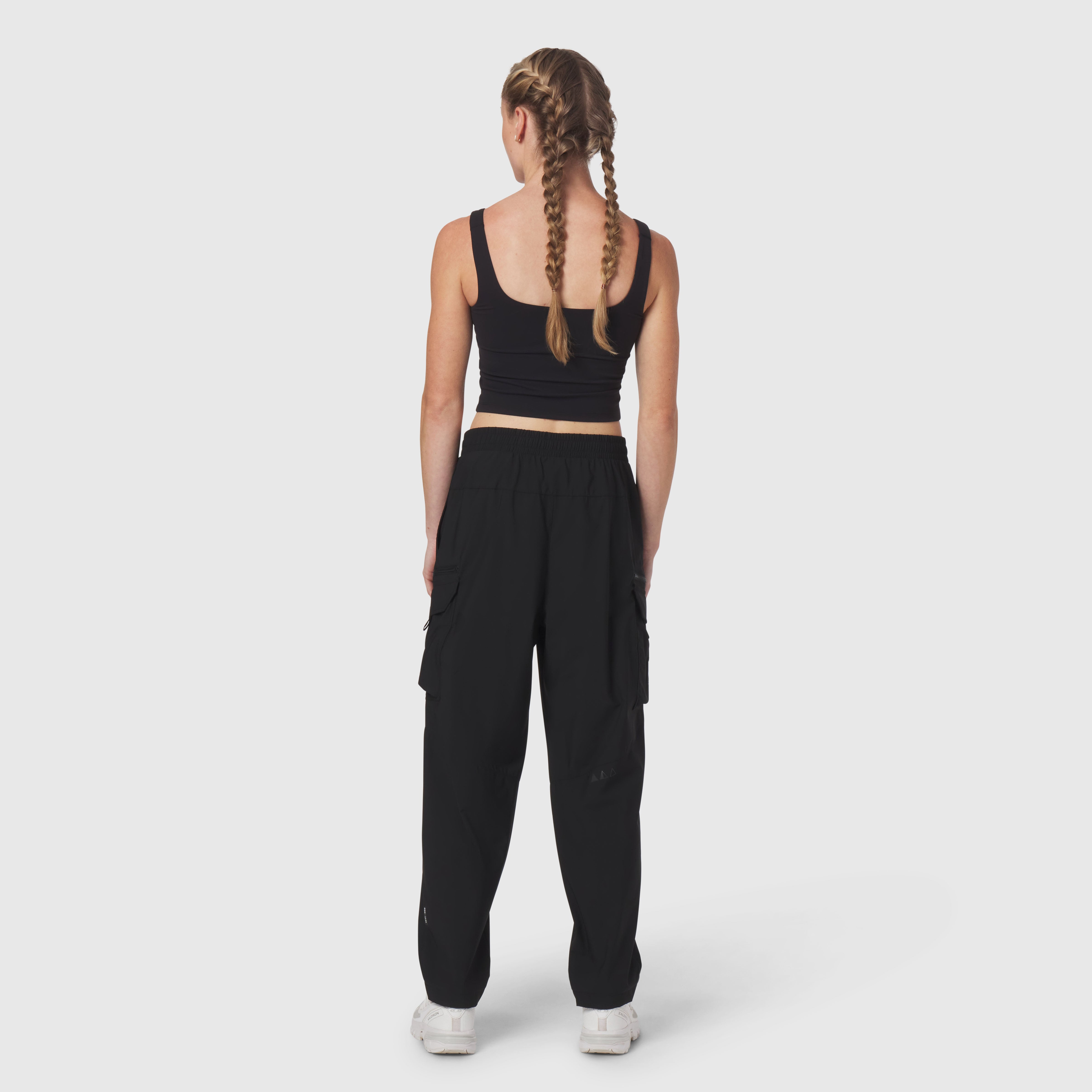 Tetra-Lite® Cargo City Pant in black, rear view on model