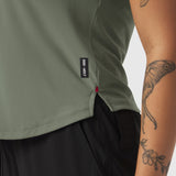 W017. Laser-Vent™ Established Tee - Sage