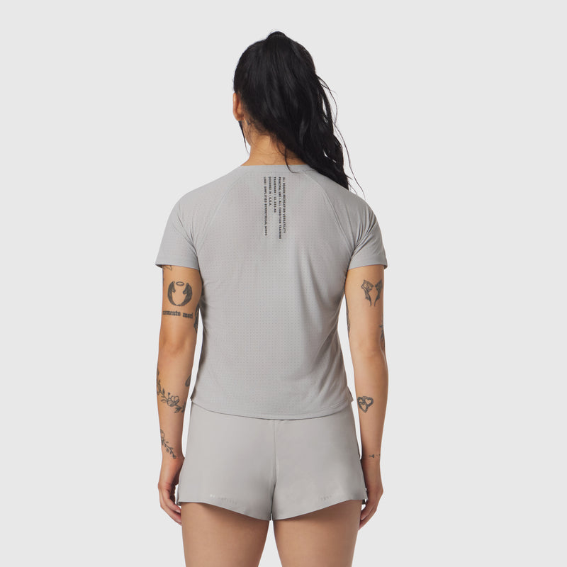 W017. Laser-Vent™ Established Tee - Slate Grey – ASRV