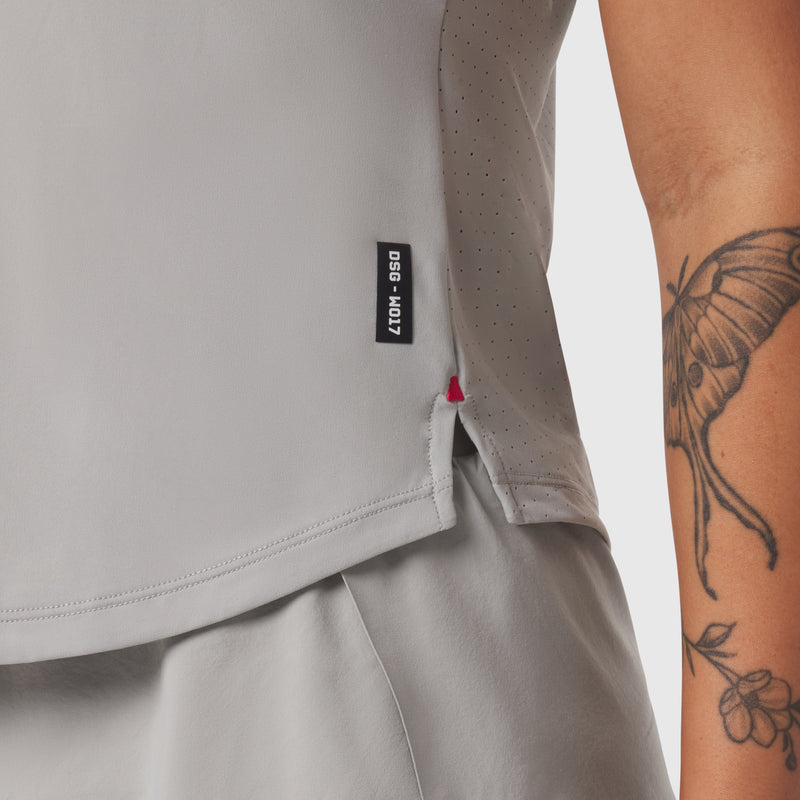 W017. Laser-Vent™ Established Tee - Slate Grey – ASRV