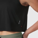 W020. AeroSilver® Tank Top - Black "RP"