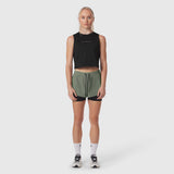 W020. AeroSilver® Tank Top - Black "RP"