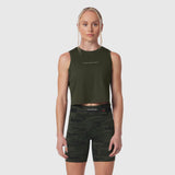W020. AeroSilver® Tank Top - Olive "RP"