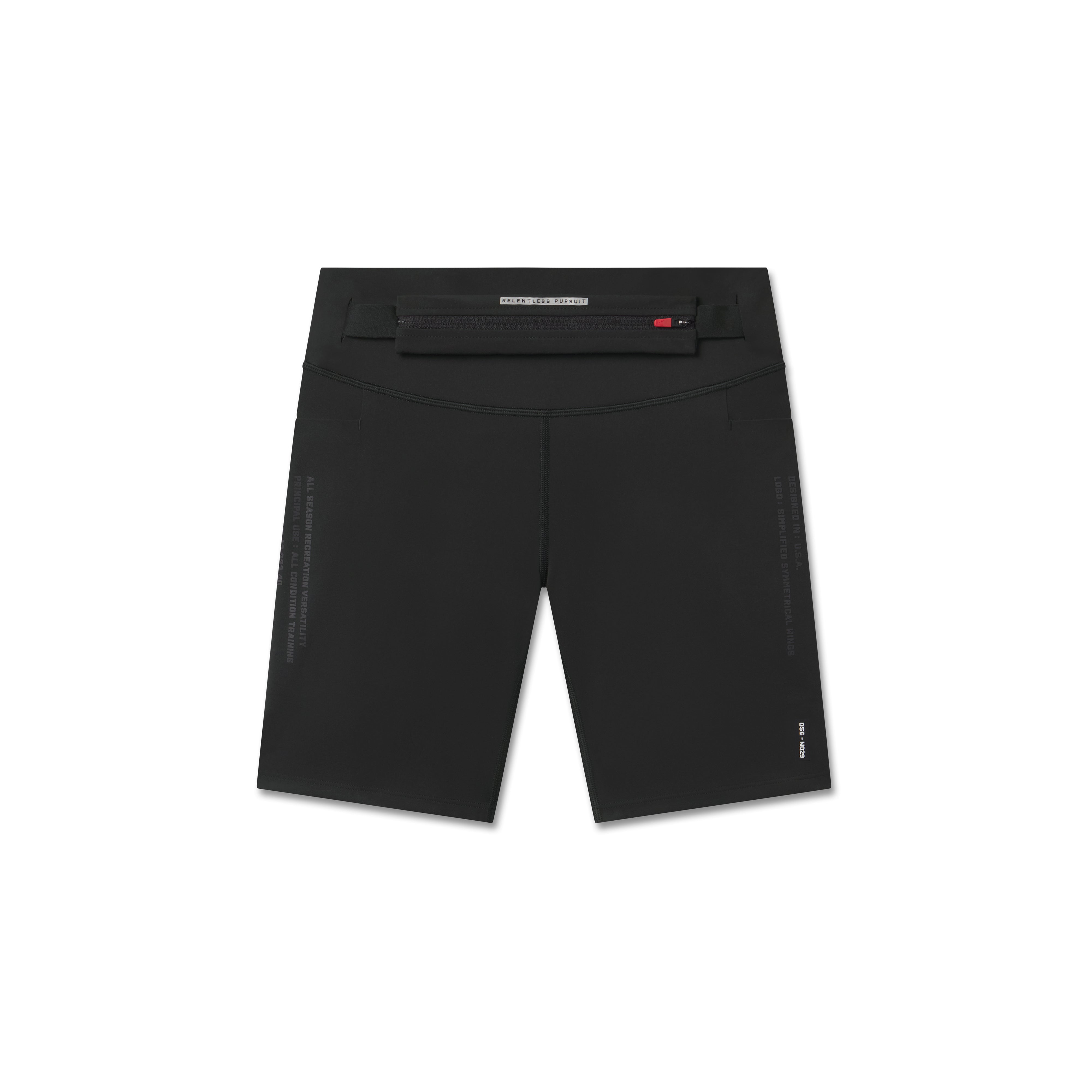 LYCRA® 3-in-1 Biker Short in black, front view