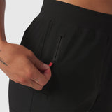 W032. Tetra-Lite® Cargo High Rib Jogger - Black