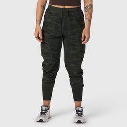 W032. Tetra-Lite® Cargo High Rib Jogger - Dark Camo