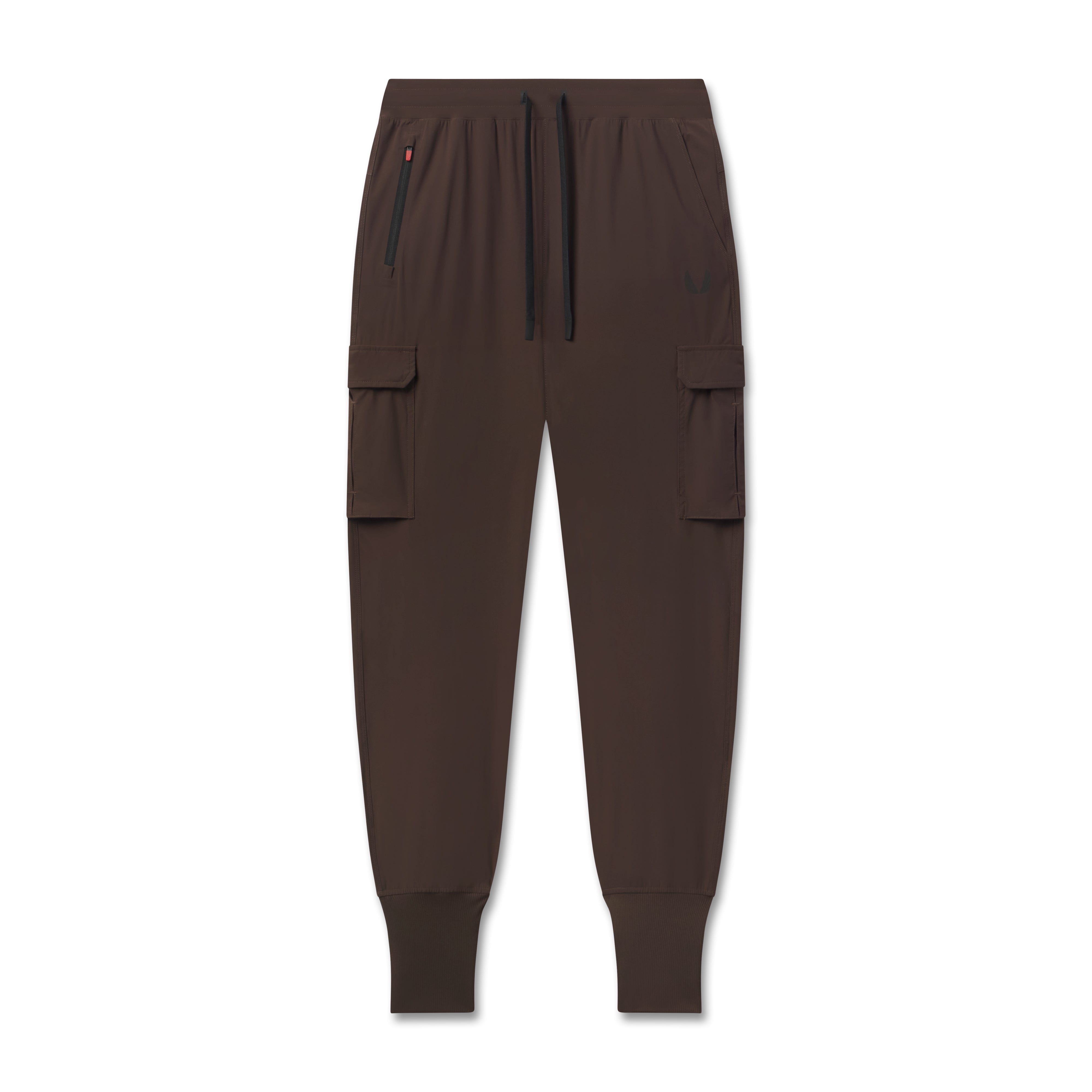 Tetra-Lite® Cargo High Rib Jogger in dark brown, front view