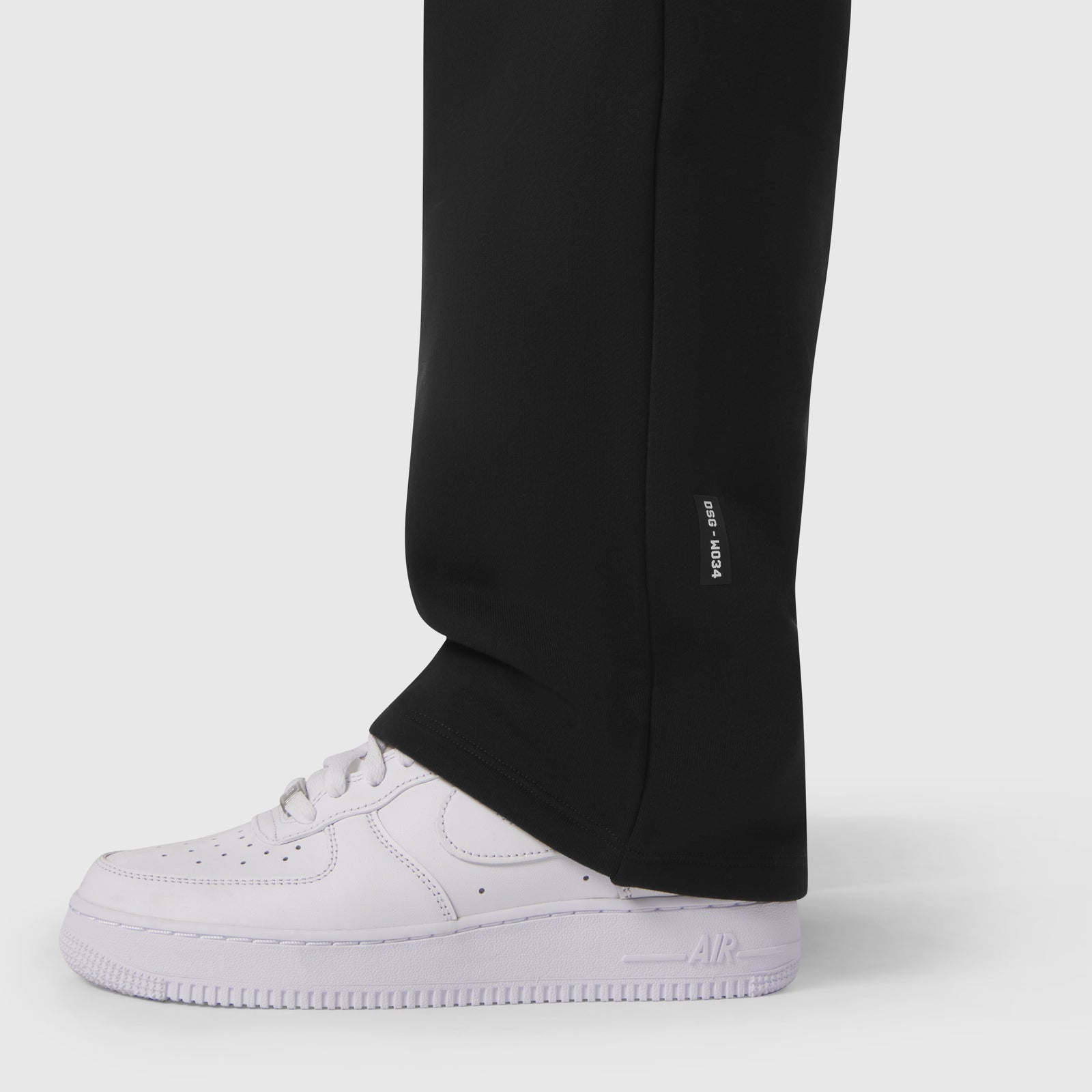 W034. Sorona® Terry Straight Leg Sweats - Black – ASRV