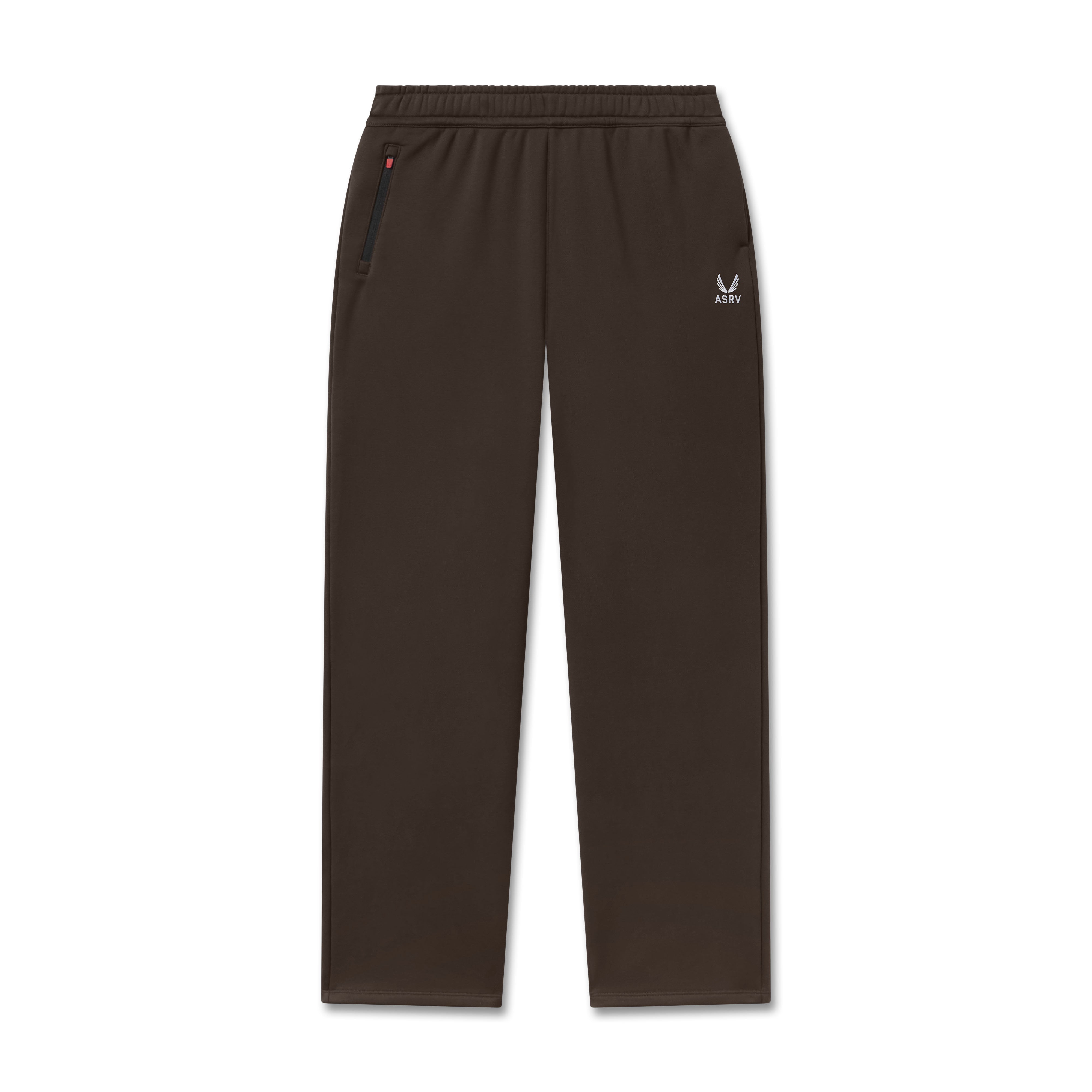 Sorona® Terry Straight Leg Sweats in dark earth, front view