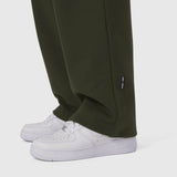 W034. Sorona® Terry Straight Leg Sweats - Olive