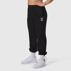 W036. Ripstop Relaxed Track Pant - Black