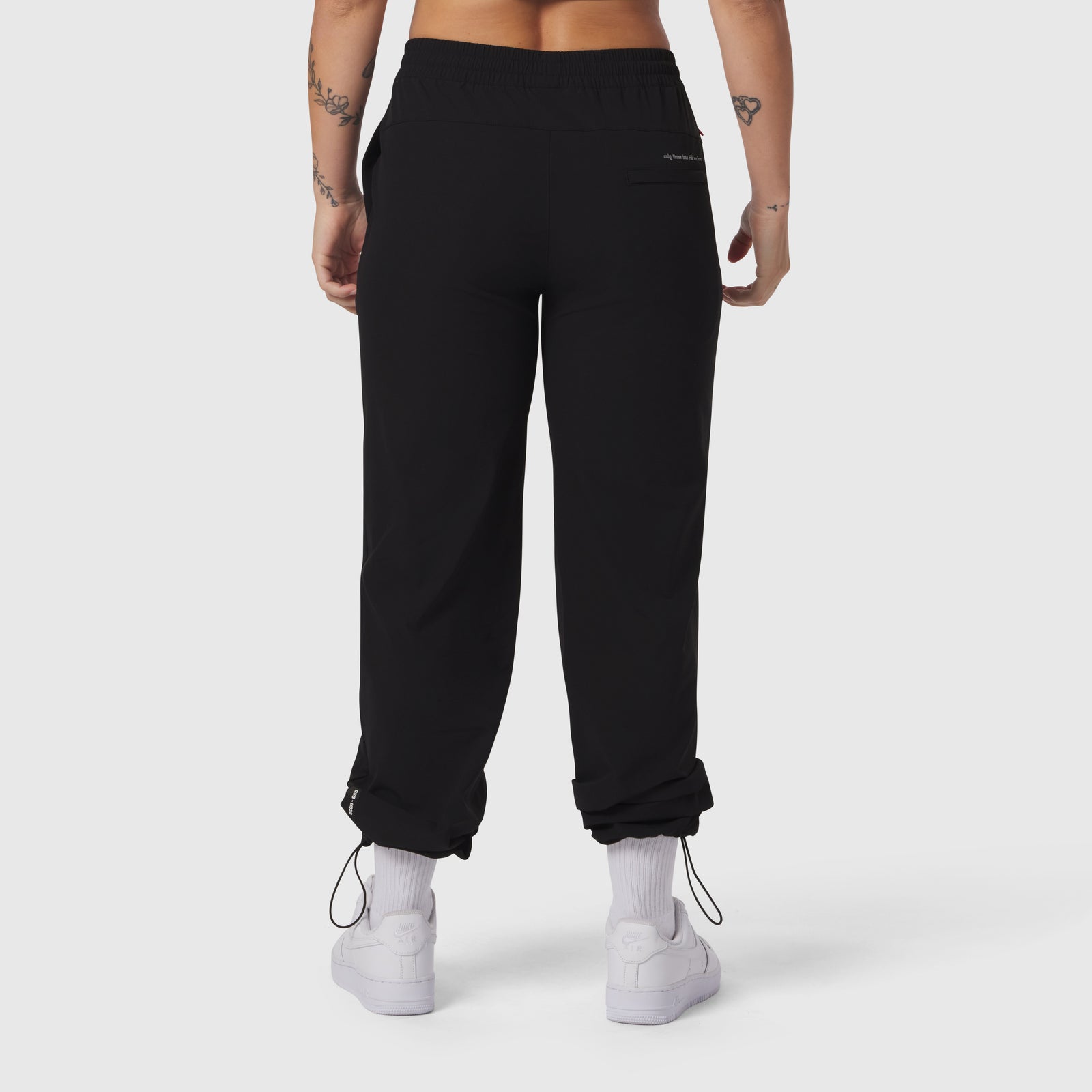 W036. Ripstop Relaxed Track Pant - Black – ASRV