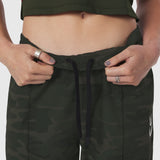 W036. Ripstop Relaxed Track Pant - Dark Camo