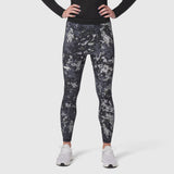 W055. Lycra® Ribbed Running Tight - Pixel Camo