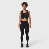 W059. Hybrid Belt-Pack Run Legging - Black